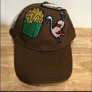 Zara Man French Fries Flamengo Patches Hat
